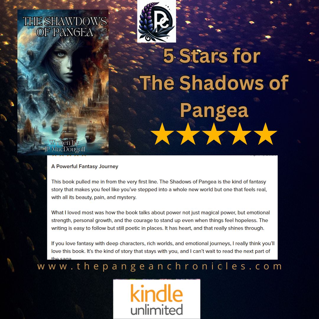 PangeanChrons's tweet photo. Just got my first five-star review for The Shadows of Pangea!
So pleased! If you would like to check it out, The Shadows of Pangea is available on #kindle, #kindleunlimited and #paperback.
#fivestars #reviews #readers #books #fantasybooks #nextbestthing #readersofx
https://t.co/KwqiAjU7TJ
