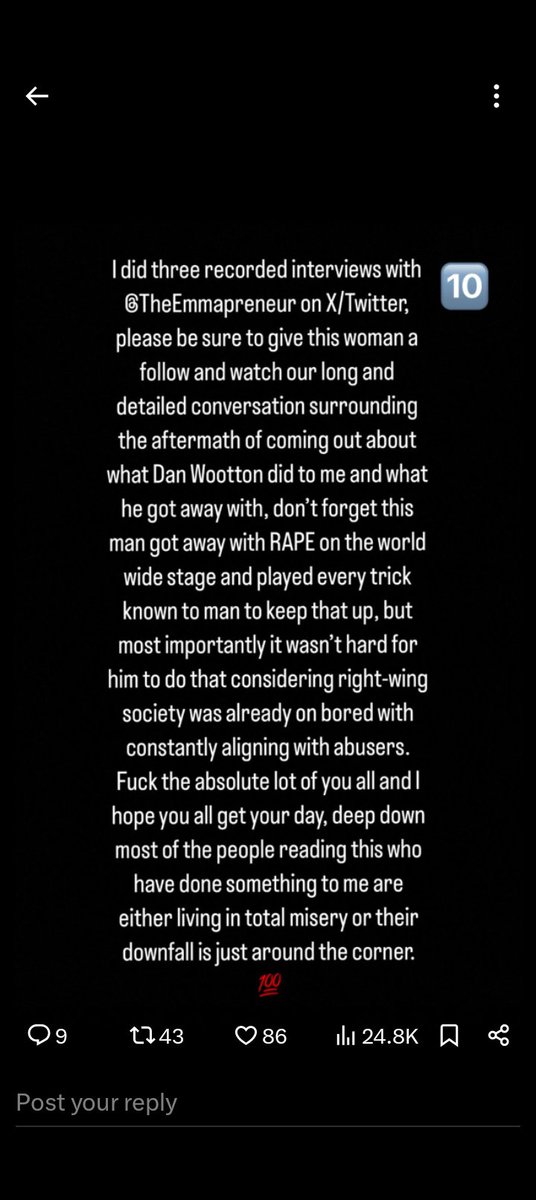 EAPoeEstNe19jan's tweet photo. @MarleyNeens Add #Rapist to his list of crimes. One victim of #EvilDanWootten committed suicide in #Dec2024. #RIPKevinSutherland👇🏾
https://t.co/o5Zrj1SUo1 https://t.co/9N8etmyq7f