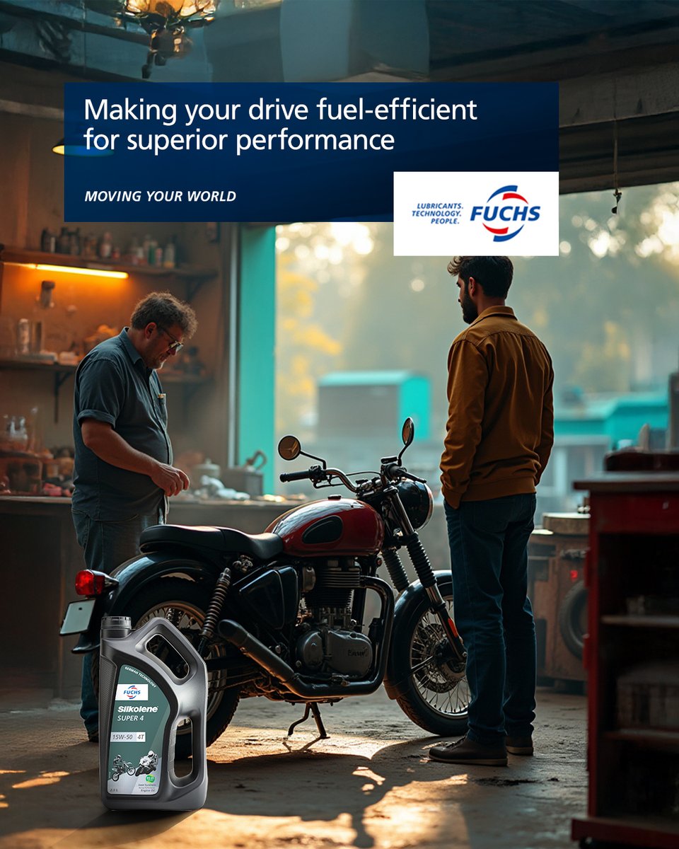 FuchsIndia's tweet photo. Trust FUCHS India for reliability and protection at every mile.
#fuchs #fuchsindia #movingyourworld #silkolenesuper4 #bikeengineoil https://t.co/9ZSqisYnHA