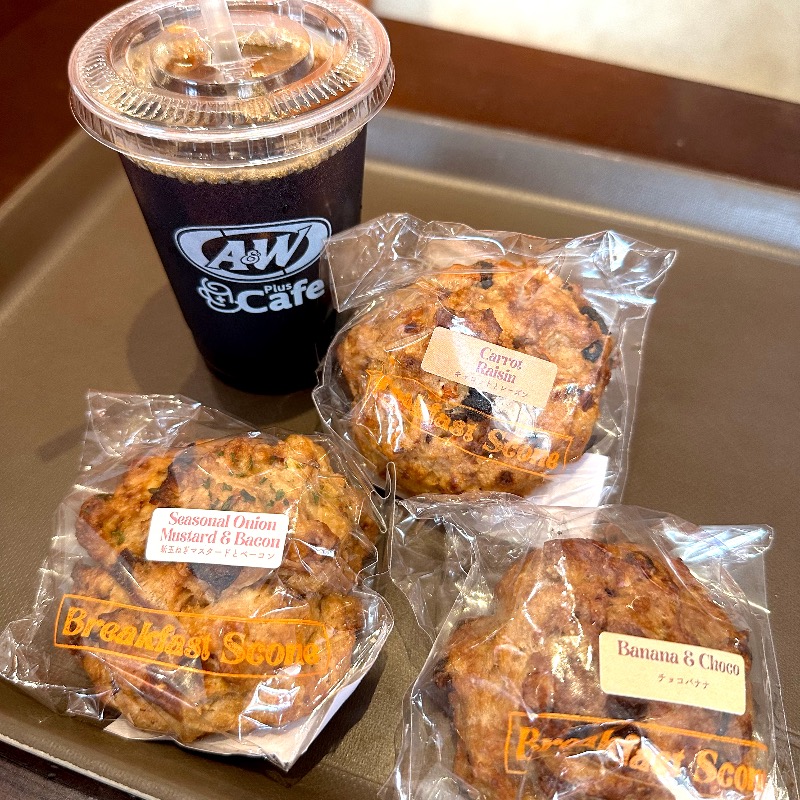 AW_Okinawa's tweet photo. 今月のスコーンもう試しましたか?☺️
コーヒーとセットでぜひお試しください☕️
📍うるま安慶名店・北谷店・マリンタウンあがり浜店・牧港店・プラザハウス店
*週末限定です*
https://t.co/pouUK8ULcU
#aaandw #BreakfastScone
