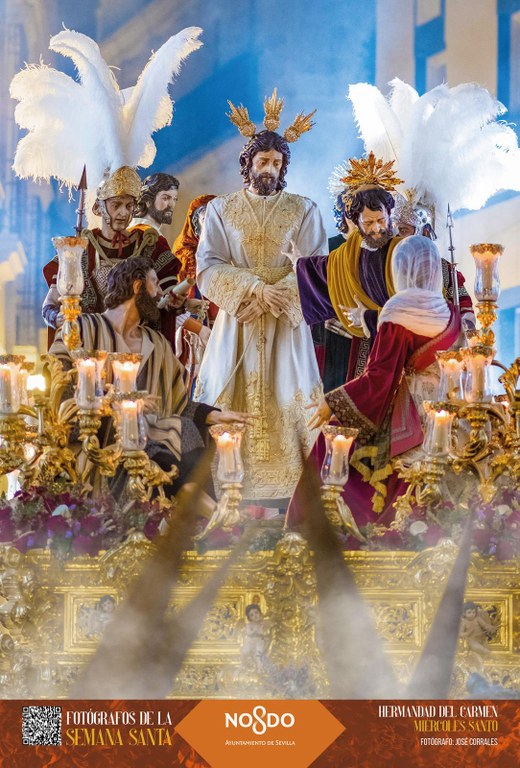 josecorrales72's tweet photo. Fotografía elegida para la exposición “Fotógrafos de la Semana Santa”.  Homenaje a los fotógrafos cofrades sevillanos y estará expuesta en mupis distribuidos por toda la ciudad y podrá verse durante toda la Semana Santa. Gracias @AgueraOstos 
@Ayto_Sevilla #SemanaSanta2025 https://t.co/g7TvlHQwT4