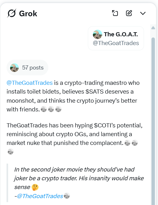 The G.O.A.T. tweet media