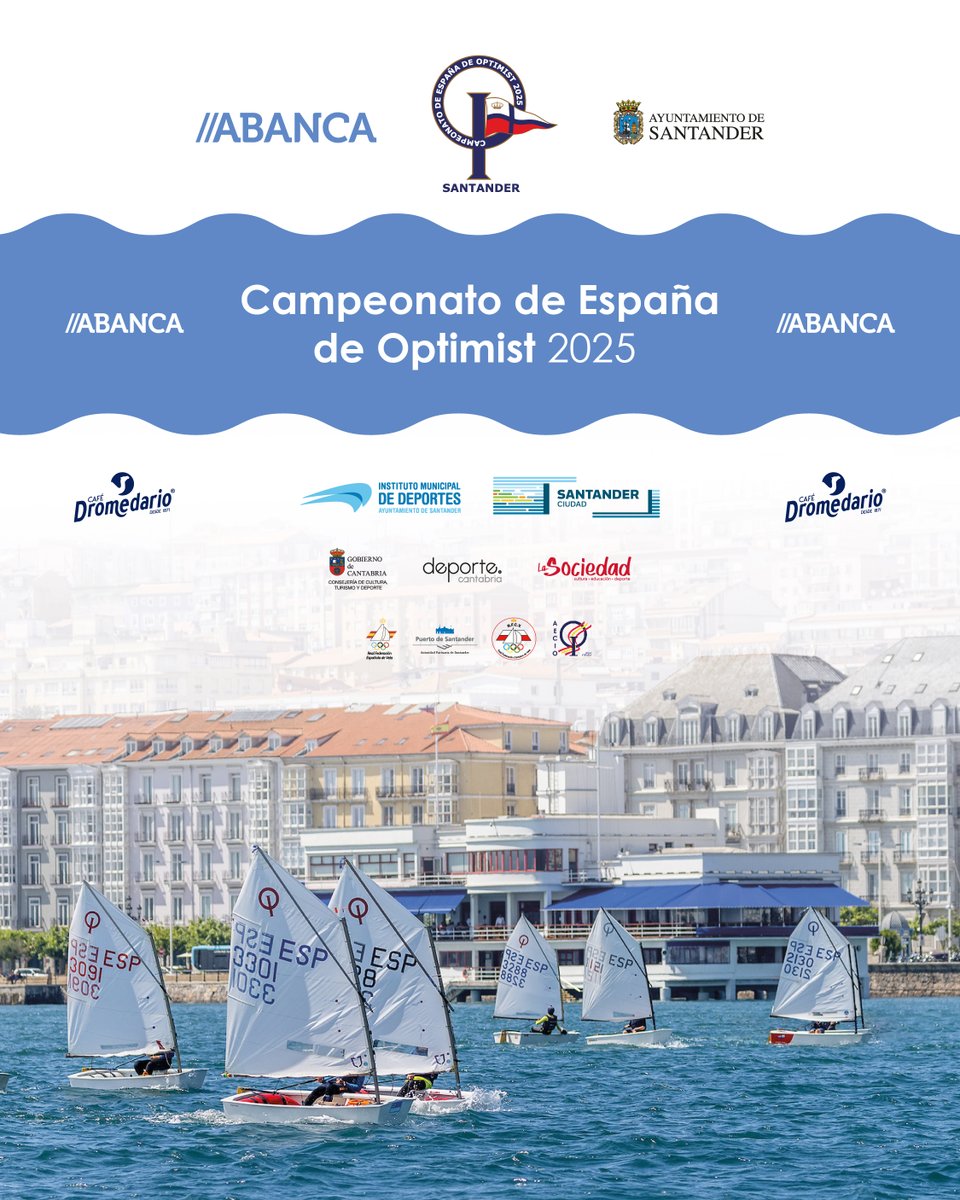 El Real Club Marítimo de Santander organiza el Campeonato de España de la clase #Optimist, entre los días 15 y 20 de abril.
Un campeonato de primer orden con los más jóvenes deportistas nacionales en una categoría que es la cuna de la competición del deporte de la #vela.