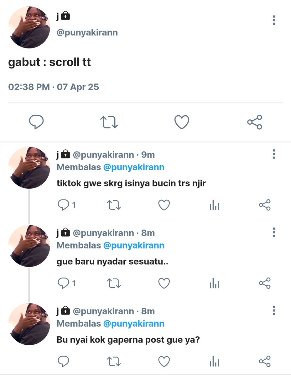 ladybready's tweet photo. “semua tergantung fyp.”
— ljn few tweets au. https://t.co/J7sUmN2Vpv