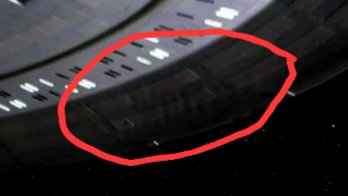 MPMiniatures's tweet photo. @DrPCooper1 @galaxyclassproj @gaghyogi49 Yeah, me neither! Looks like the neon light loop inside that area of the saucer got too hot during shooting and softened the fibreglass. Goes to show how much couldn't be seen on CRT screens and VHS tapes back then! https://t.co/APhLsHnZuY