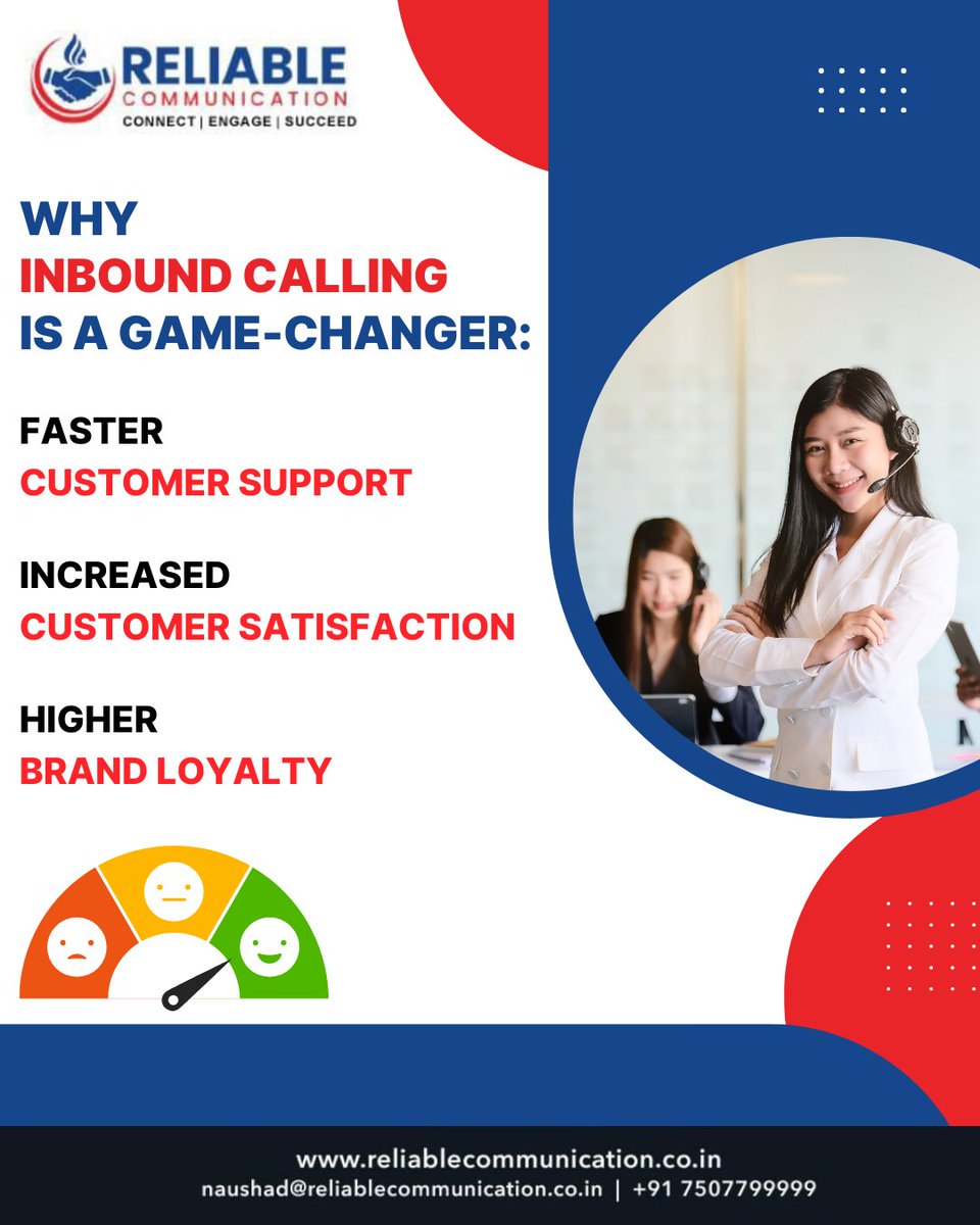 Reliablecommu's tweet photo. Did you know? Inbound calling is more than just answering phones it’s about building relationships!

Choose Reliable Communication for seamless customer connections!

Call 7507799999 or Visit us: https://t.co/Oq1lZiA2YC

#InboundCalling #CustomerSupport #CallCenterServices https://t.co/BH7lNAv4Q8