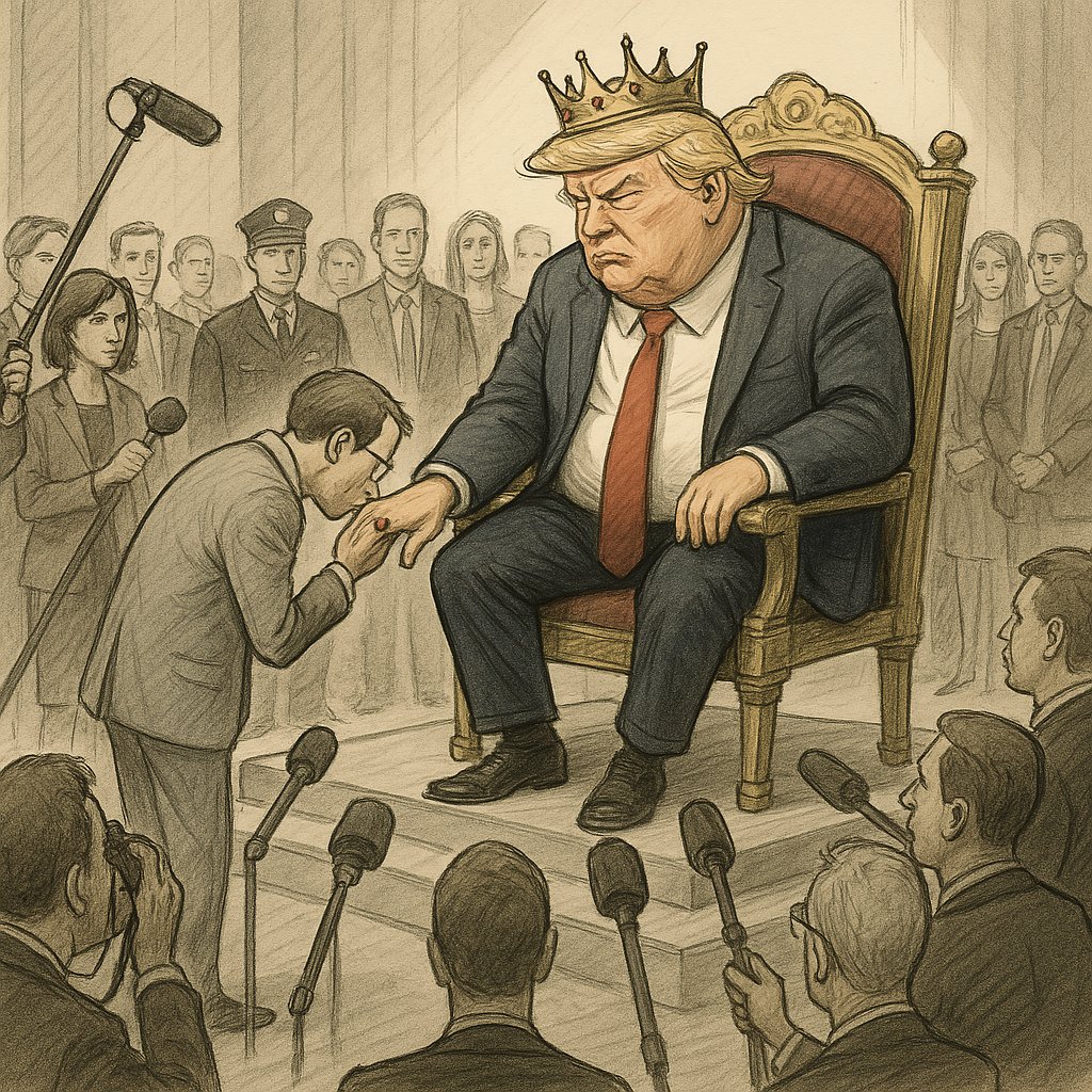 The world new rules of “Kiss the Ring” capitalism.
มันใช่หรอ ? โลกจะเอาอย่างนี่กันจริงๆหรอ ?