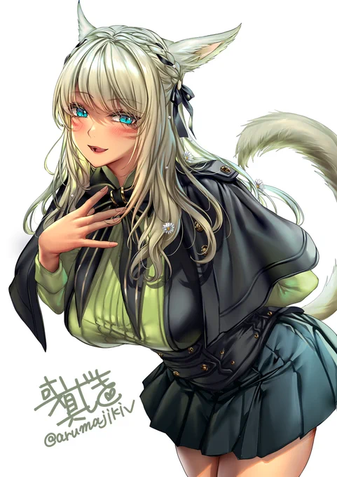 フレンドさんのハーフツインテールのミコッテちゃん 