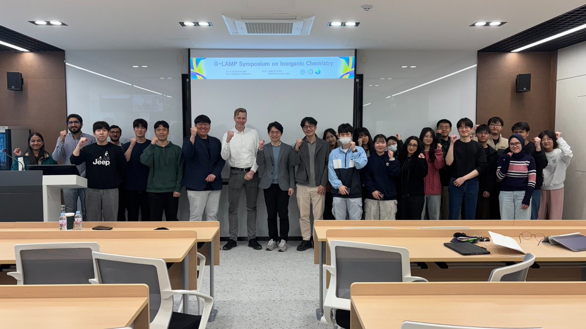 Daniel Broere (@broeredaniel) on Twitter photo Had a great time at the G-Lamp Symposium <a href="/PusanUni/">Pusan National University</a> last week. Very grateful to <a href="/Young__Chem/">Youngsuk Kim</a> for excellent hosting and reconnecting me with former <a href="/patholland_0/">Pat Holland</a> lab colleague Donyoung Kim! Had a great time at the G-Lamp Symposium <a href="/PusanUni/">Pusan National University</a> last week. Very grateful to <a href="/Young__Chem/">Youngsuk Kim</a> for excellent hosting and reconnecting me with former <a href="/patholland_0/">Pat Holland</a> lab colleague Donyoung Kim!
