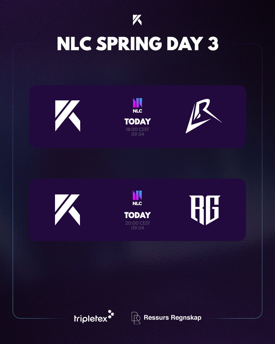 KAOS GAMEDAY 🔥

Today we enter the chaos dimension: 
🕒 18:00 — vs <a href="/LosRatoneslol/">LosRatones</a>  🐀
🕒 20:00 — vs <a href="/RichGangEsports/">RG</a>  💰

Will it be cheese or cash?
Either way, we’re cooking.