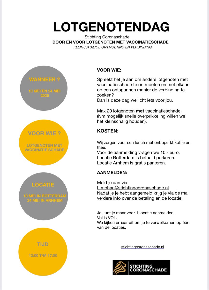 Stichting Coronaschade tweet media