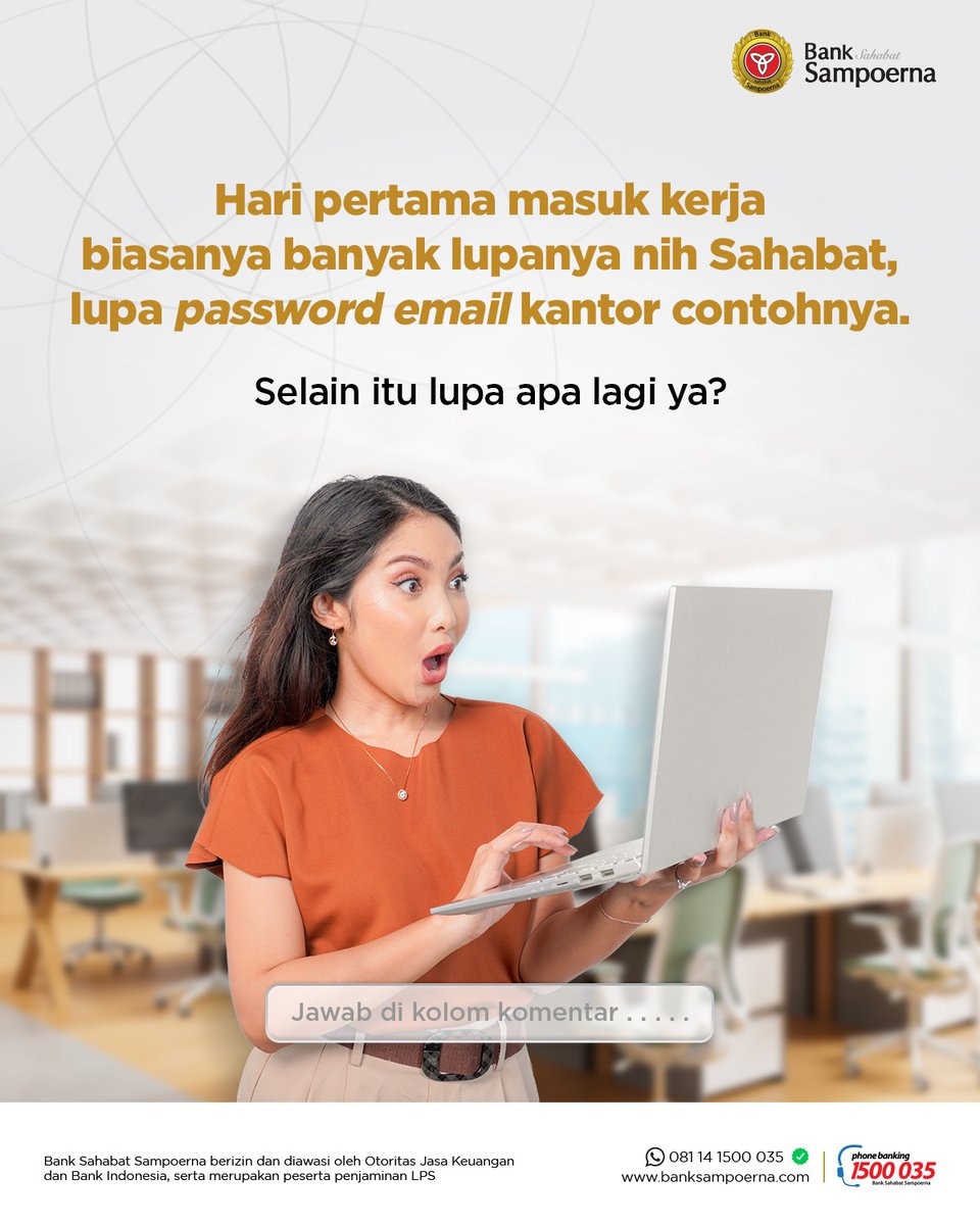 Kalo kemarin Bang Sam lupa isi absen ✋👊 huhu ✋👊