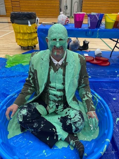 Teacher Slime                                                #gunge #messy #slime #teacher #suit #tie
