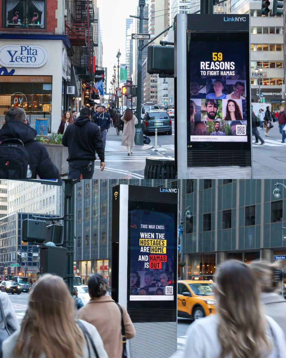 This war ends when the hostages are home and Hamas is out.

📍: NYC