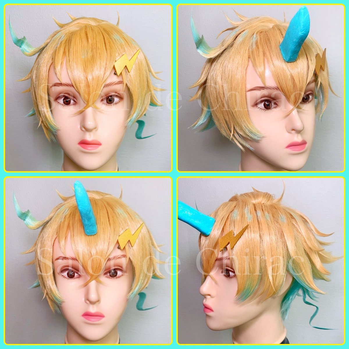 🌈🕒 宇佐美リト 風ウィッグ 完成しました〜🥰🙌✨✨ 前髪の生え方も