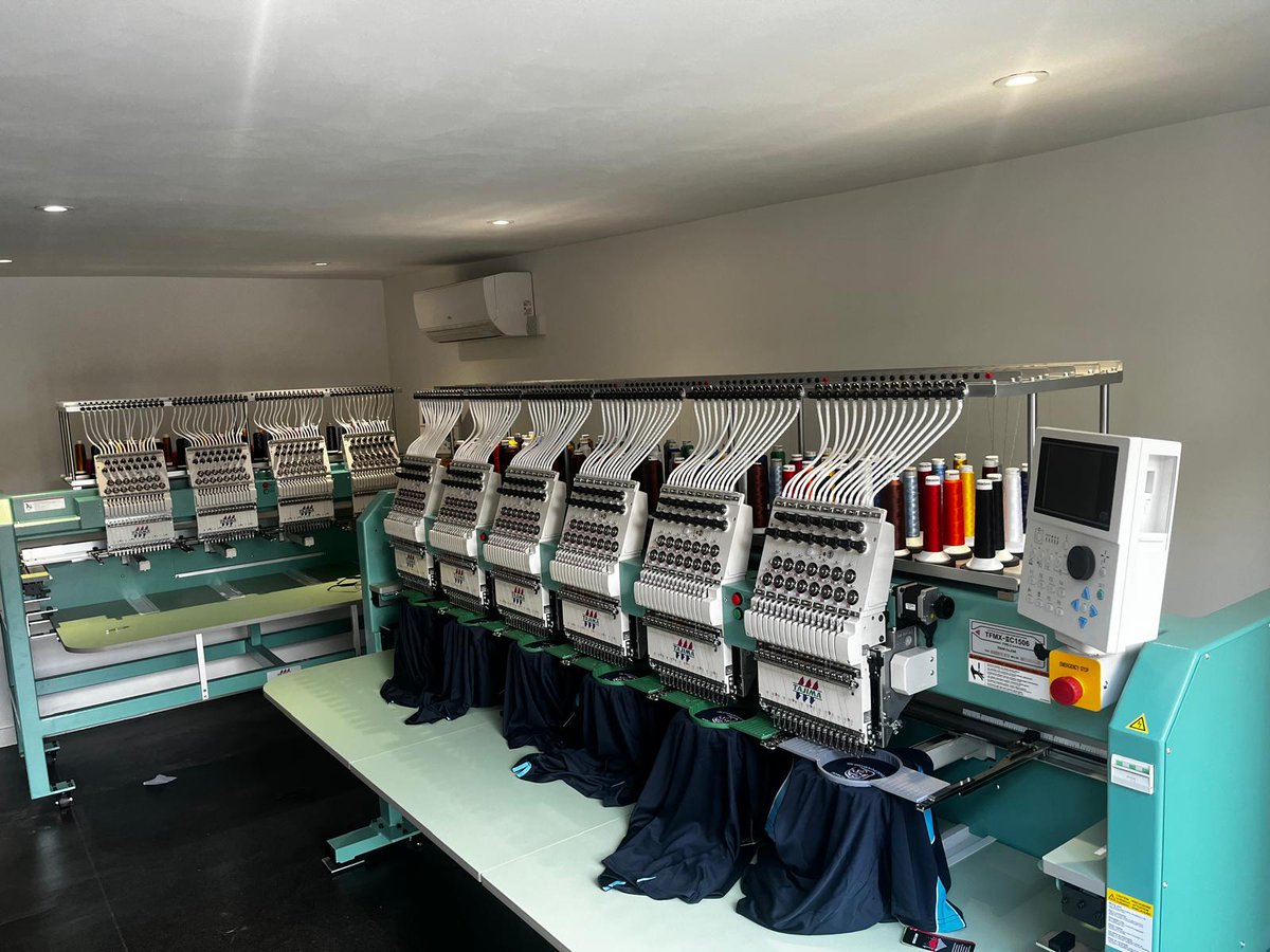 A recent install for Bryan at ORC Printwear, who took delivery of two new machines!  A 4 head and 6 head to go with their existing single-head machine. They have quite the line-up now!
MANY THANKS FOR YOUR ORDER BRYAN!