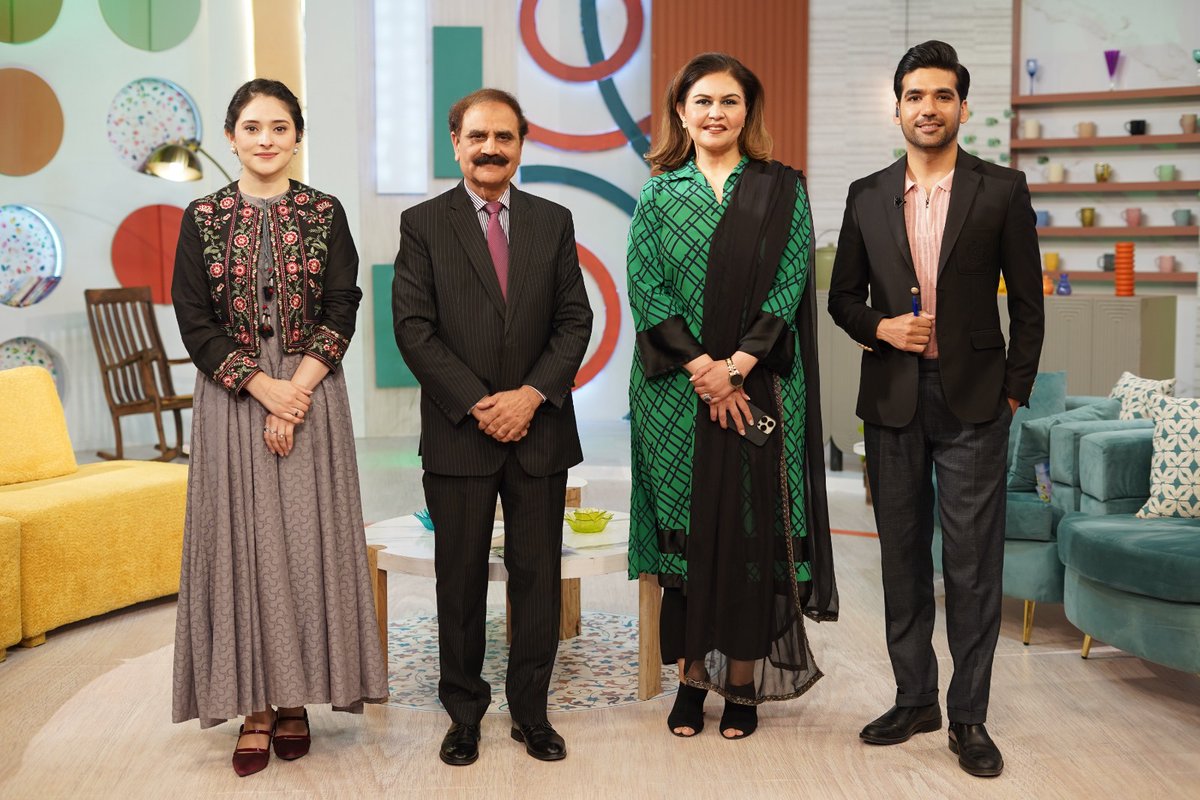 Chairman PARC Dr. Ghulam Muhammad Ali was invited as a Morning Show guest today at PTV Home.
<a href="/DrGMAlii/">Dr Ghulam Muhammad Ali</a>