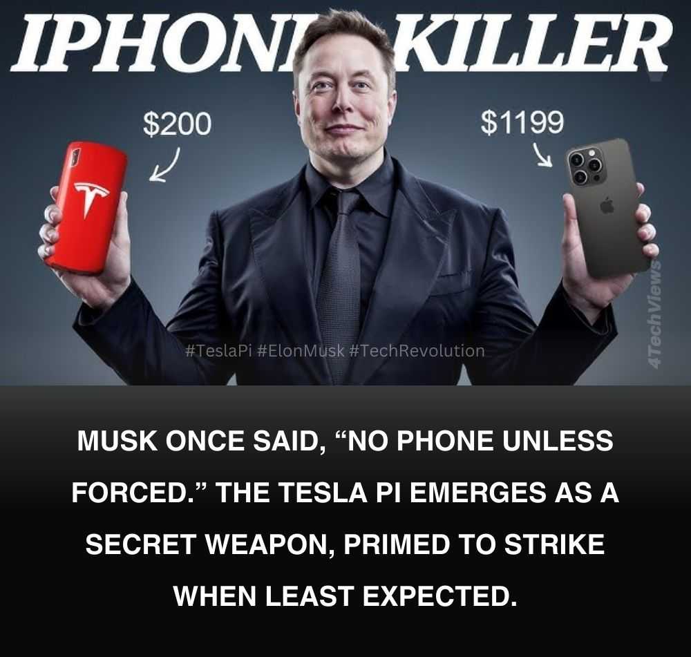 4technews2206's tweet photo. 📱 Tesla Pi Phone: Elon Musk’s Secret Weapon Against Tech Giants 🚀

Elon Musk isn’t one to back down from a fight—and the Tesla Pi Phone might be his knockout punch to Big Tech. Rumored to include Starlink internet....

#TeslaPi #ElonMusk

Read more: https://t.co/xYB4vqymwn https://t.co/sH0zt7DP9f