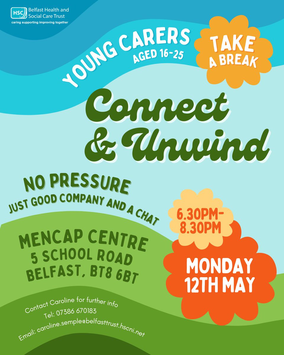 Are you a young carer supporting someone with a learning disability?

Join us for a relaxed &amp; friendly catch-up with others who share similar experiences. It's a great chance to meet new people and share stories.

Please share and we'll look forward to seeing you there 😁