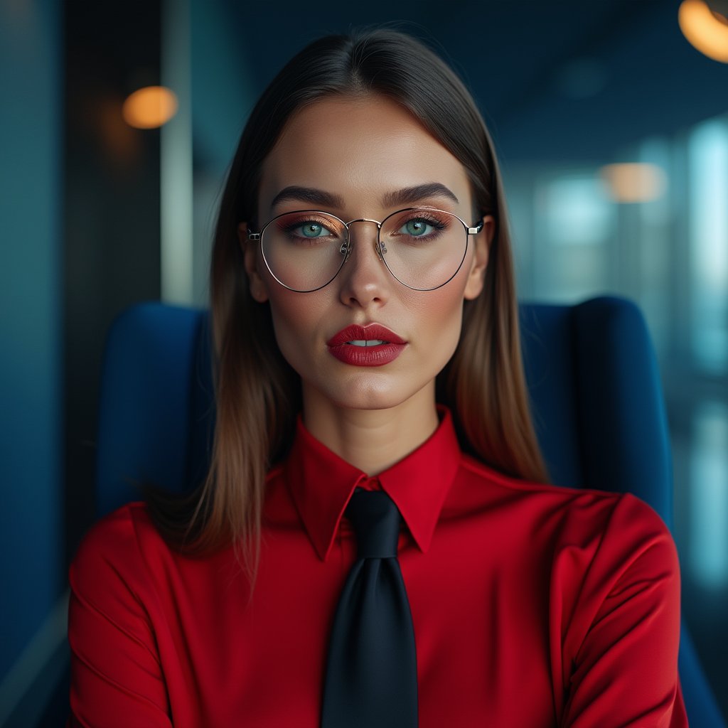 AIFashionChic's tweet image. 🎛 She’s not fashion-forward — she’s fashion-rooted.
#OfficeChic #MainframeElegance #ArchitectedStyle #PowerLook