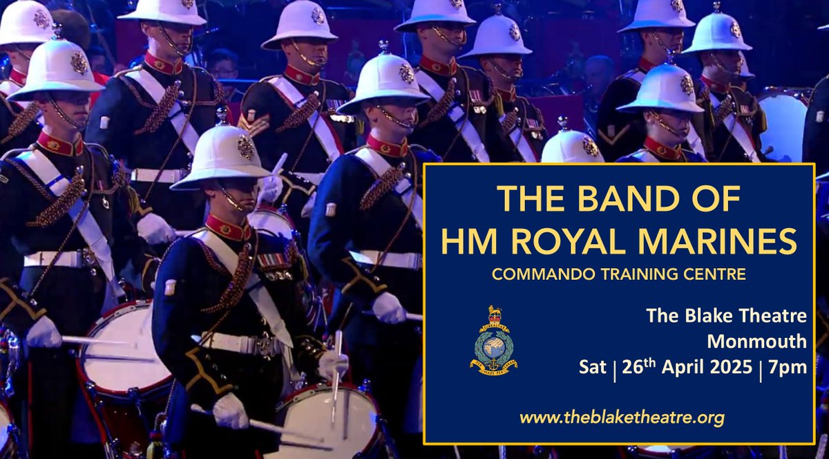The Blake Theatre, Monmouth (@blaketheatre) on Twitter photo We are so looking forward to this show - supporting <a href="/TheSeaCadets/">The Sea Cadets</a> <a href="/RNRMC/">Royal Navy & Royal Marines Charity</a> and <a href="/woodys_Lodge/">Woody’s Lodge</a> - book now for this popular show at theblaketheatre.org on our stage here in Monmouth on 26th April. We are so looking forward to this show - supporting <a href="/TheSeaCadets/">The Sea Cadets</a> <a href="/RNRMC/">Royal Navy & Royal Marines Charity</a> and <a href="/woodys_Lodge/">Woody’s Lodge</a> - book now for this popular show at theblaketheatre.org on our stage here in Monmouth on 26th April.