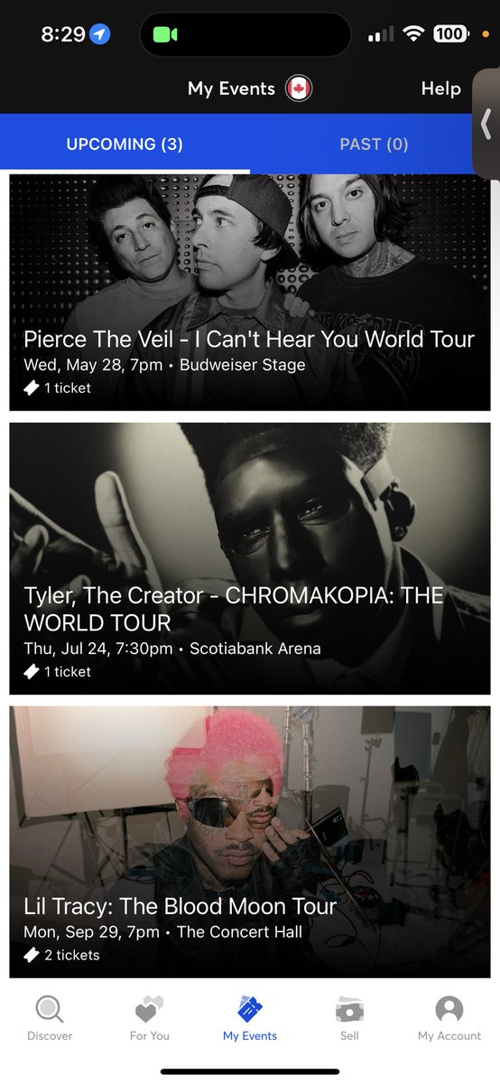 estellarawkz's tweet photo. My Ticketmaster is looking fine asf tbh https://t.co/shPeYFJBZW