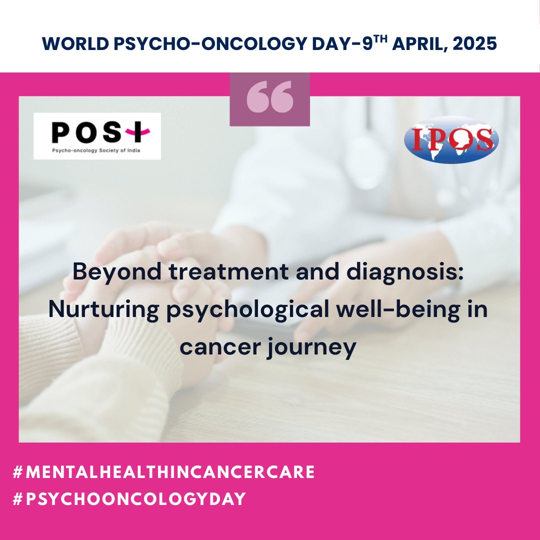 It’s time we talk about what comes beyond treatment and diagnosis—the psychological well-being that truly completes the healing. 💗

#PsychoOncology #MentalHealthMatters #BeyondTreatment #CancerCare