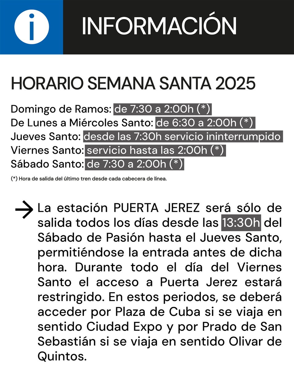 Metro de Sevilla L1 tweet media