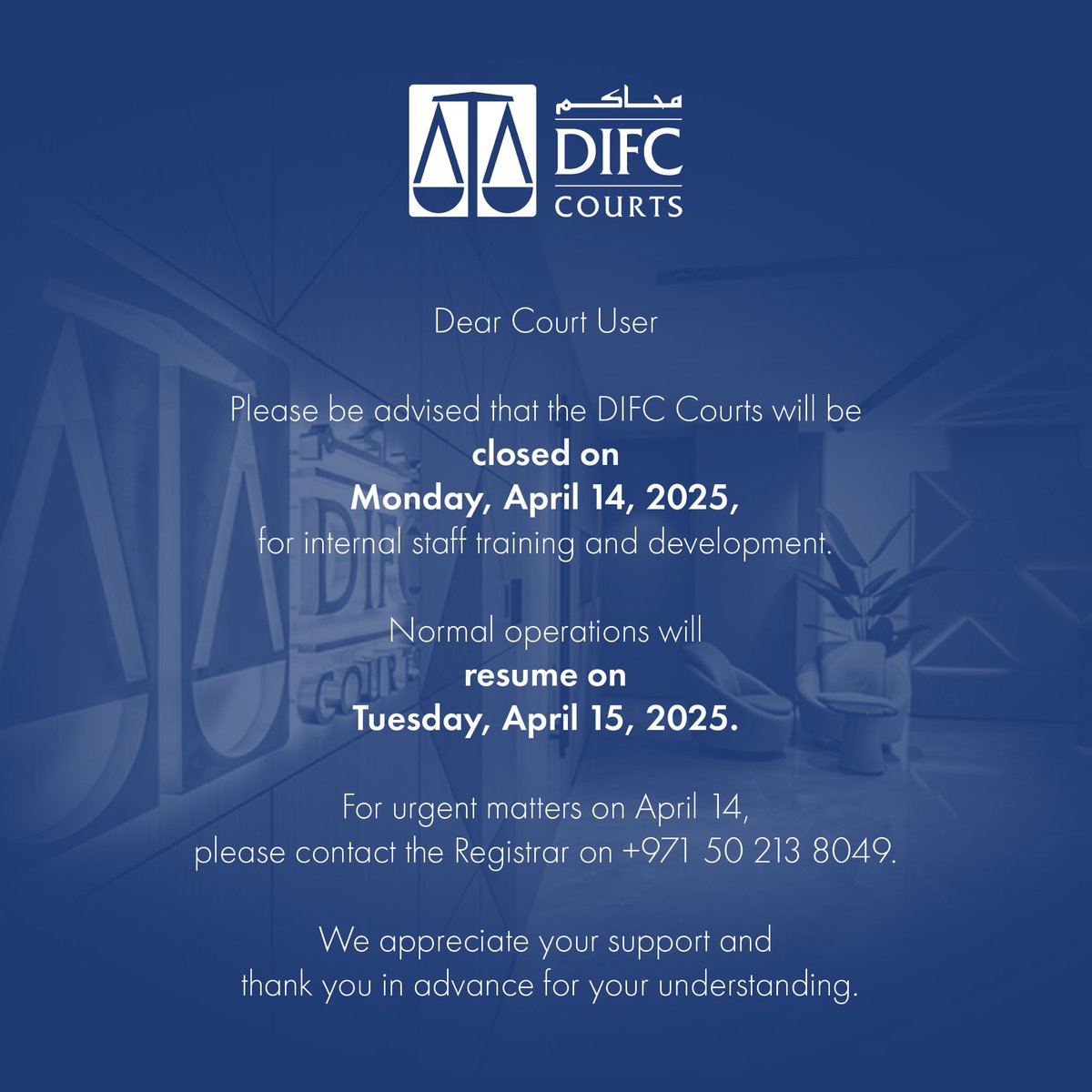 DIFC Courts tweet media