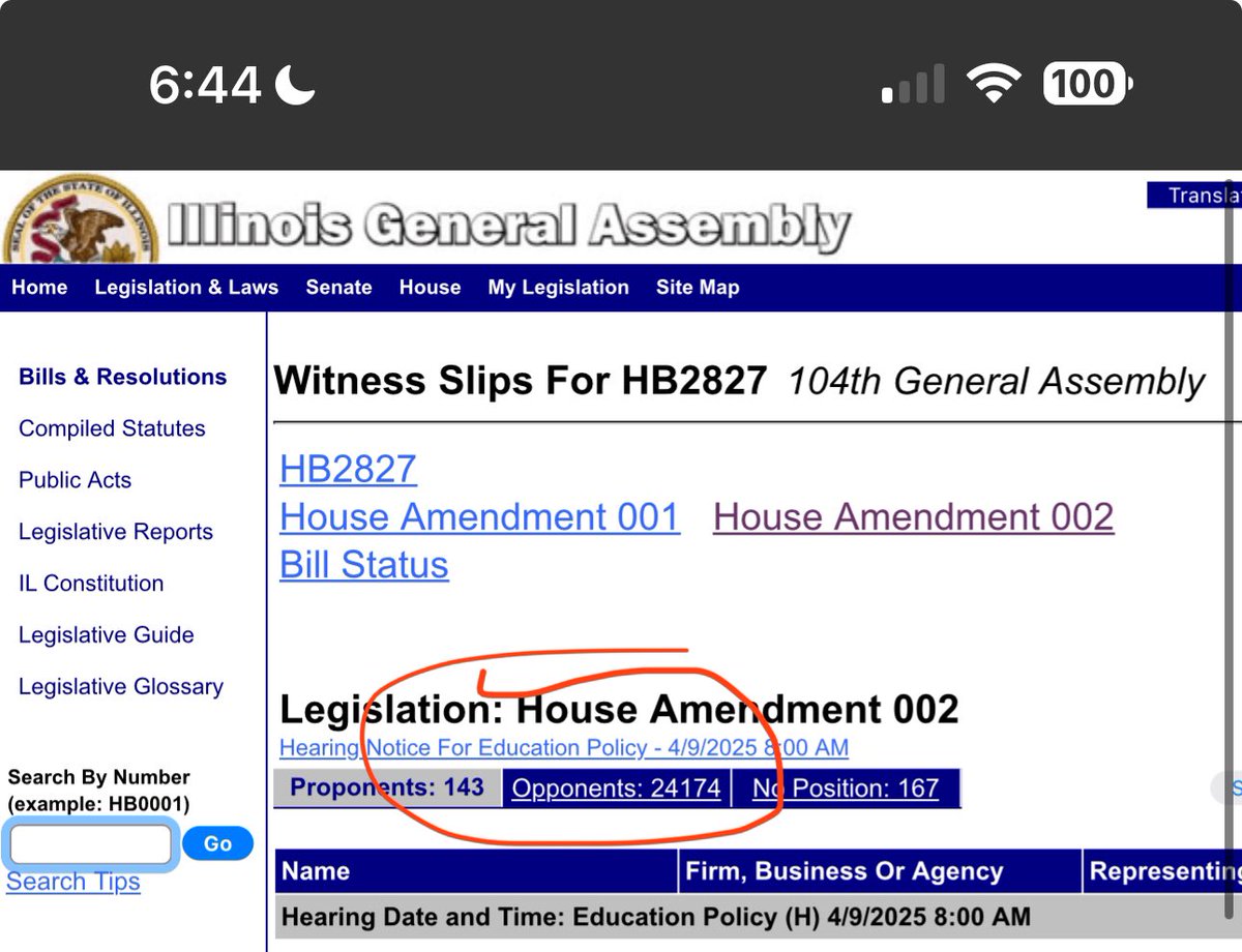 Awake_IL's tweet photo. 🚨Word from Springfield:
Committee is set to vote on the attack-on-homeschool bill #hb2827 at 8am TODAY.

‼️24,000 witness slips opposing hb2827 filed OVERNIGHT in mere hours.

The will of the people is CLEAR, @VoteTCH. https://t.co/oK3zp2TIBo