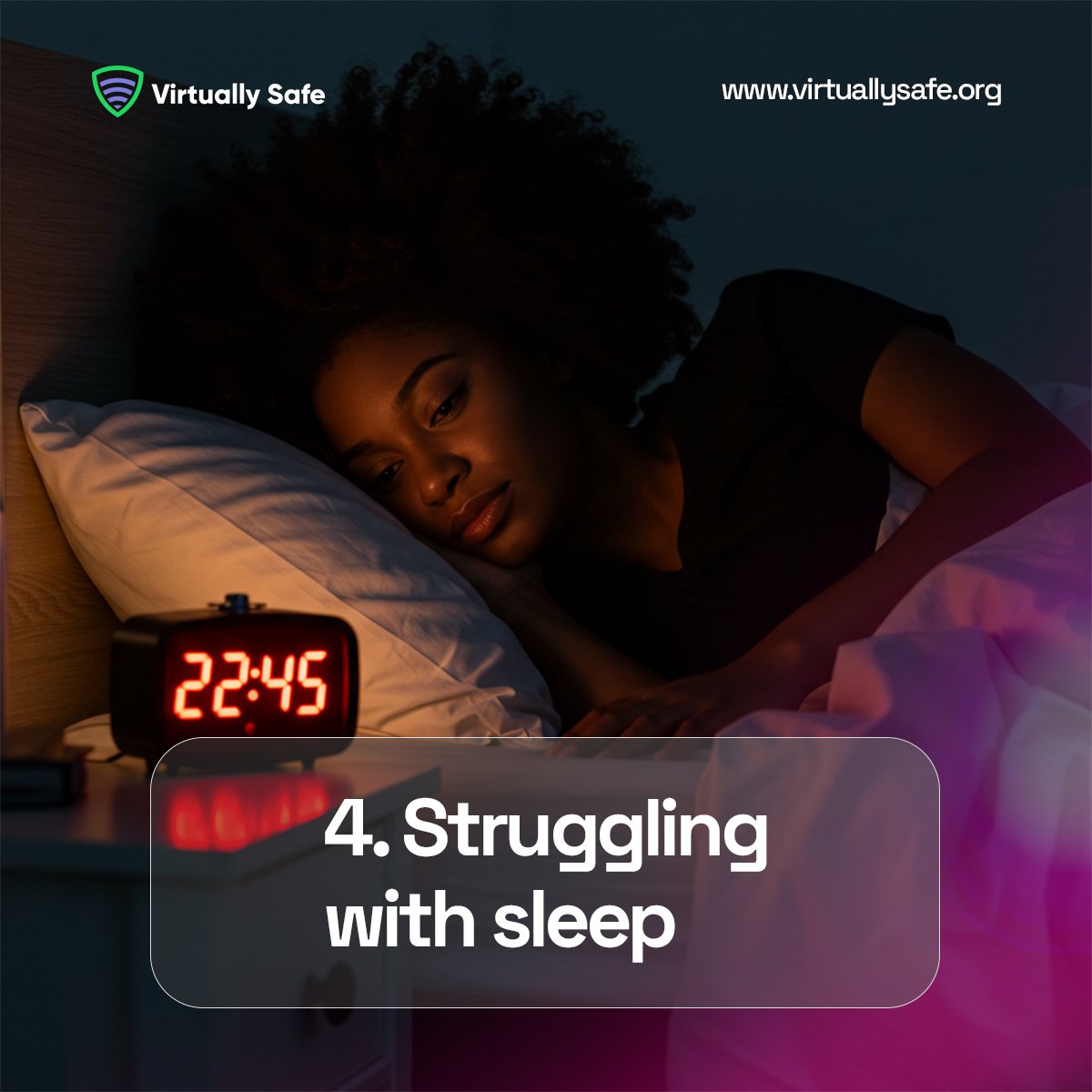 Feeling unfocused, moody, or struggling to sleep? 😵‍💫 It might be too much screen time.

Below are 4 signs of too much screen time. 

Try unplugging for a bit — your brain will thank you!

#ScreenTime #DigitalWellness #MentalHealthMatters #TechLifeBalance