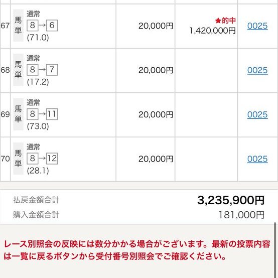 funkkeiba's tweet photo. ガチでエグイ！！！！！
解説推奨通りに決まって
一撃300万勝ち！！！！！！！！！！！！
#川崎競馬 #川崎記念 https://t.co/UxvUv4NSyR