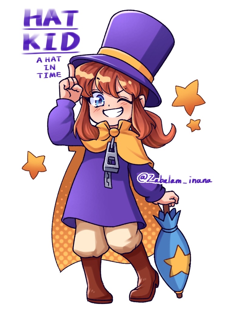 ahitの主人公ハットキッドちゃん!!
元気いっぱいでちょっといたずらっ子っぽいのが好きです…💖
#AHIT #AHatInTime