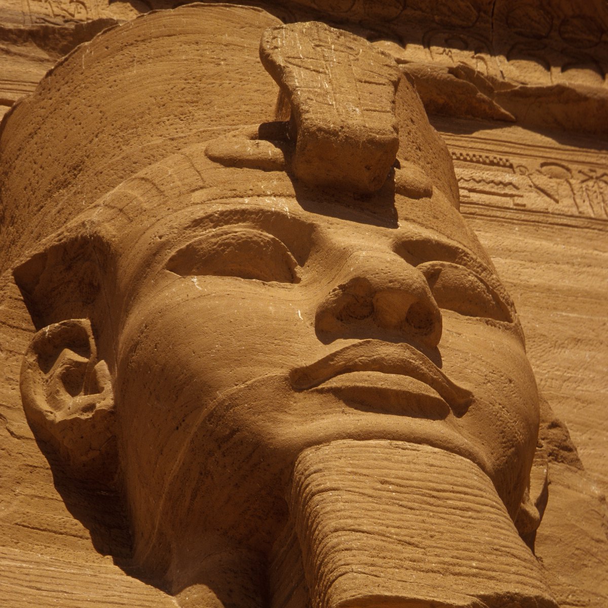 TerenceKerr5's tweet photo. #Rameses #Ramesses #Ramses #Egypt

Face of Pharaoh Ramesses II, greatest New Kingdom ruler of Ancient Egypt who was known to the Greeks as Ozymandias. On facade of Great Temple that Ramesses built around 3,300 years ago at Abu Simbel, Nubia, Egypt. https://t.co/kfAFvZD7te