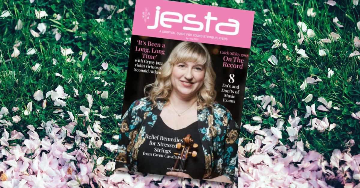 ESTA UK (@estastrings) on Twitter photo esta_uk
The spring issue of Jesta, our magazine for young string pupils and players, is out now! 
Have you got your copy? esta_uk
The spring issue of Jesta, our magazine for young string pupils and players, is out now! 
Have you got your copy?
