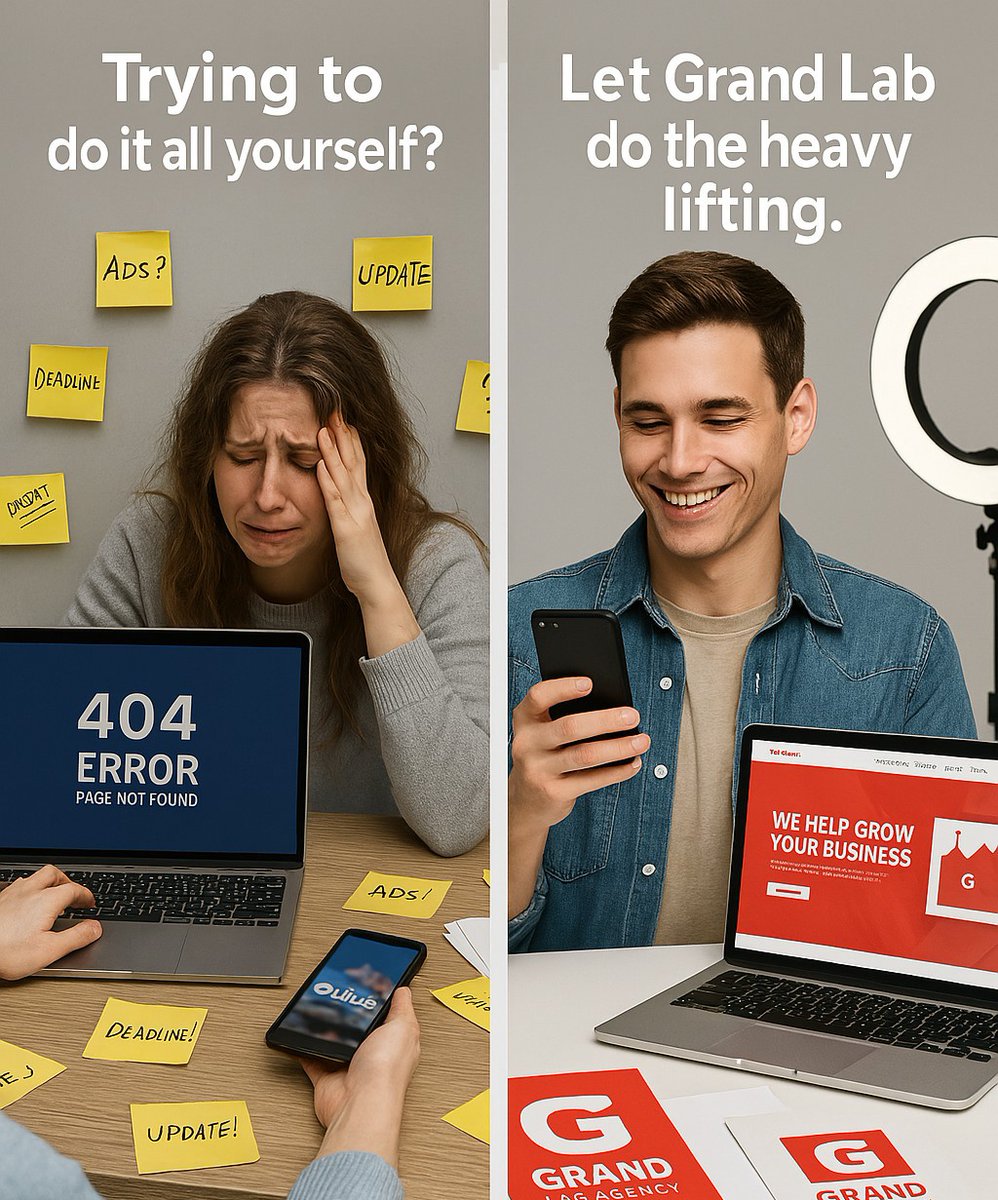 GrandLabAgency's tweet image. Funny how things change when the right team steps in.