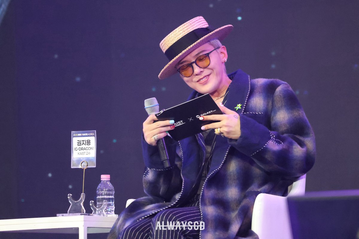 always_gd's tweet photo. G-DRAGON 
FOR INNOVATE KOREA 

Preview 🥰

#GDRAGONxKAIST
#GDRAGON2025 #지드래곤 @IBGDRGN 
#AlwaysGD https://t.co/mERb8qiQ0x