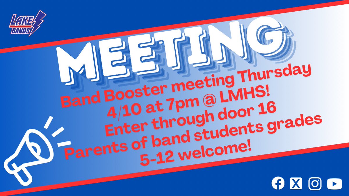 We hope to see you all there!