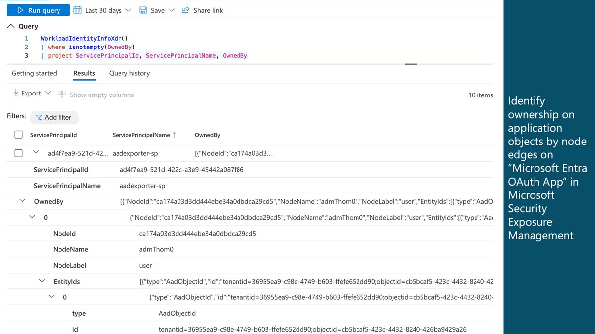 Thomas_Live's tweet photo. I have integrated the classification model of #EntraOps to identify sensitive roles in #MicrosoftEntra, #MicrosoftGraph, and #AzureRBAC. This function offers a holistic view and report on SPs including details such as ownership and assigned Azure Roles (enriched by CSPM data). https://t.co/S8u1V5QYQN