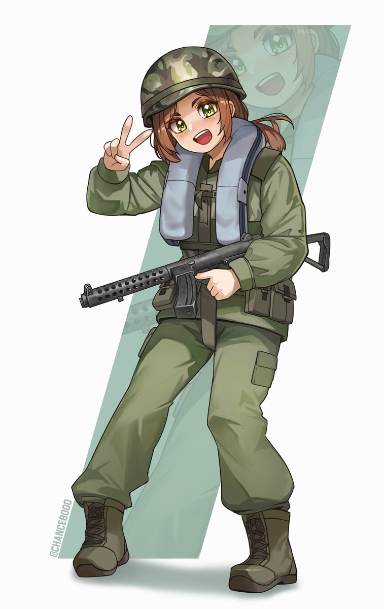 chance8000's tweet photo. Cute Marine Girl 😀✌
Commission for @ZekeLawson
#Commission https://t.co/RxaODXEOLD