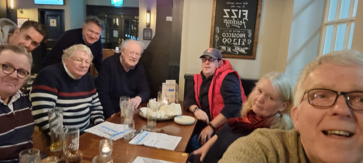 HeathfieldTory's tweet photo. A recent " pint and politics" at Heathfield's only pub (!) - the team gearing up for next year's Richmond Borough elections and focusing on the issues to make a difference https://t.co/qfNoLMGzbH