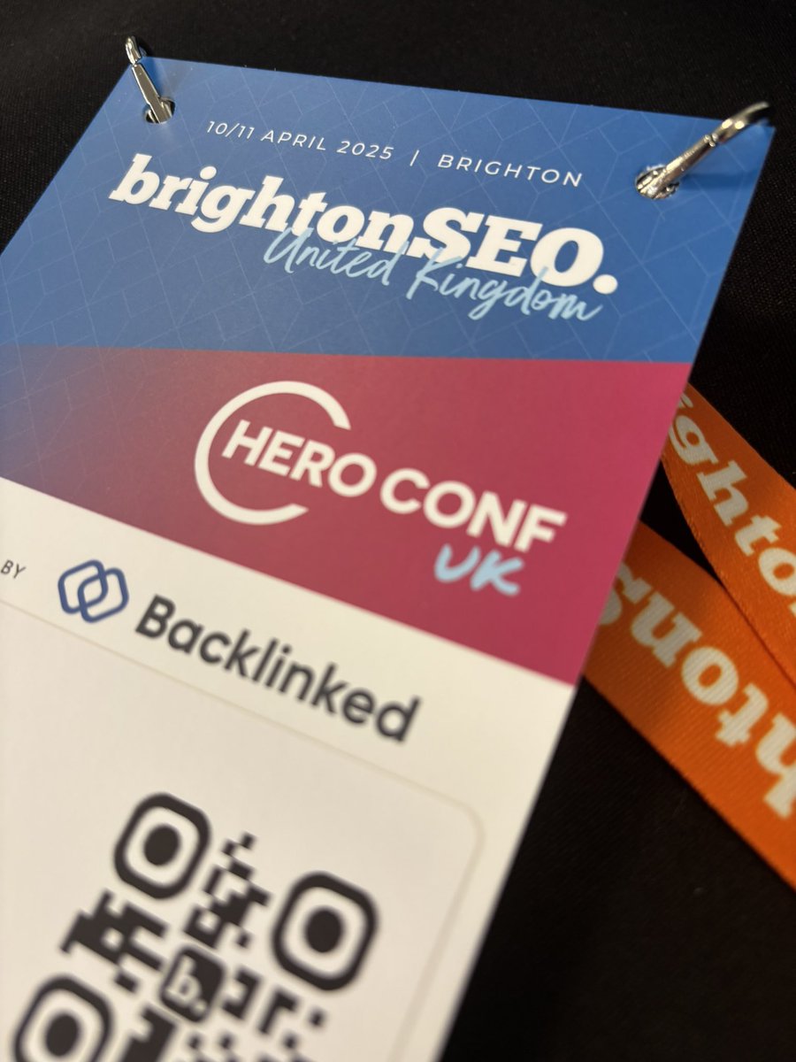 In town already and haven’t printed your badge? Worry not. Head to the Brighton Centre (main entrance on the seafront) between 2-6pm today and get your badge printed early. Tomorrow’s you will thank you!
#brightonSEO
