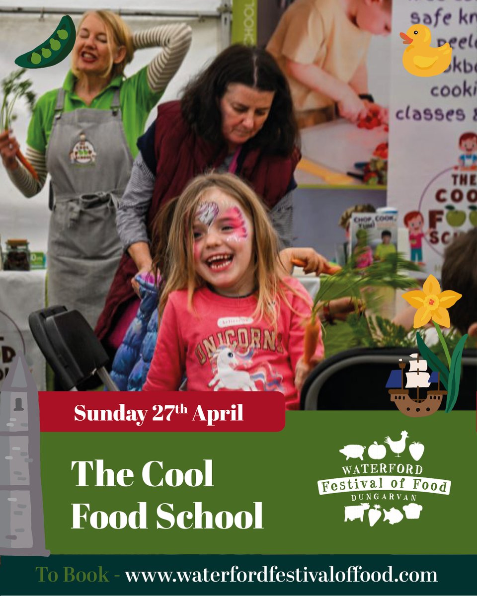 Waterford Festival of Food (@wdfoodfestival) on Twitter photo Waterford Festival Food is a celebration inclusive of all ages, with a wide range of children’s events and activities included in our festival programme!
Find tickets & many more events in our children & family lineup - waterfordfestivaloffood.com/children-famil… Waterford Festival Food is a celebration inclusive of all ages, with a wide range of children’s events and activities included in our festival programme!
Find tickets & many more events in our children & family lineup - waterfordfestivaloffood.com/children-famil…