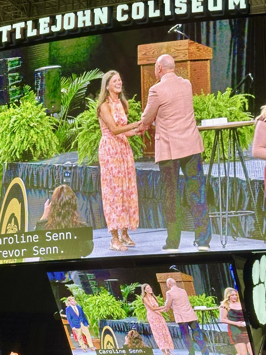 fostersenn's tweet photo. Congratulations, Caroline, on your Clemson ring! https://t.co/oXo3zK33Se