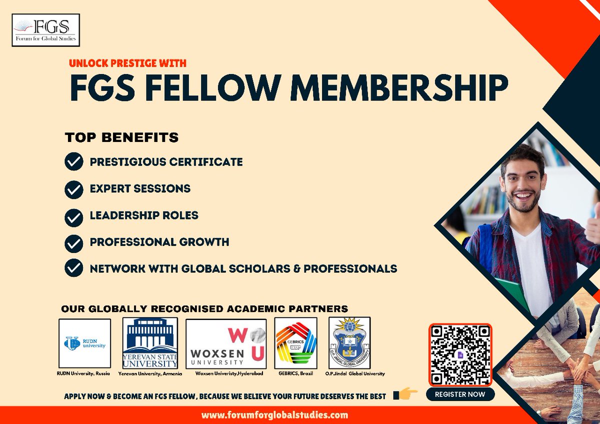 studies_forum's tweet photo. Looking to boost your credibility and connect globally?

Become an FGS Fellow and unlock opportunities to learn, lead, and grow.

Your next career milestone is just one click away.

Apply now: https://t.co/vH3FSwLLpD

#FGSFellow #Leadership #Global #Networking #Professional https://t.co/2jeX4Esx5e