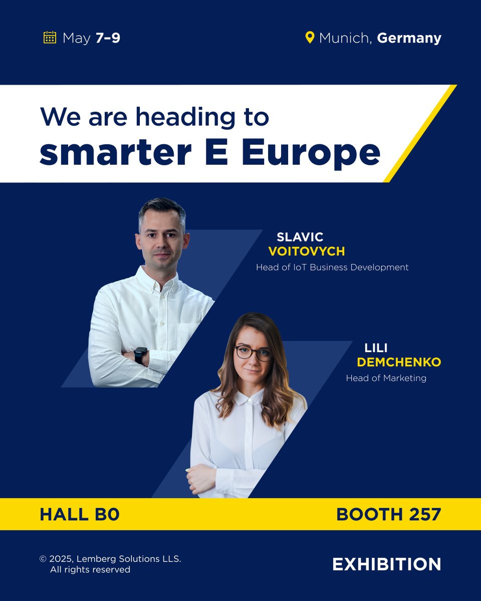 🚀 Lemberg Solutions is heading to <a href="/TheSmarterE/">The smarter E</a> 2025!

🗓️ May 7–9, 2025, 
📍Messe Munich, Hall B0 | Booth 257

As the energy &amp; mobility landscape rapidly transforms, seamless integration is key. Discover how our EMS &amp; BMS solutions support smart, sustainable infrastructure.