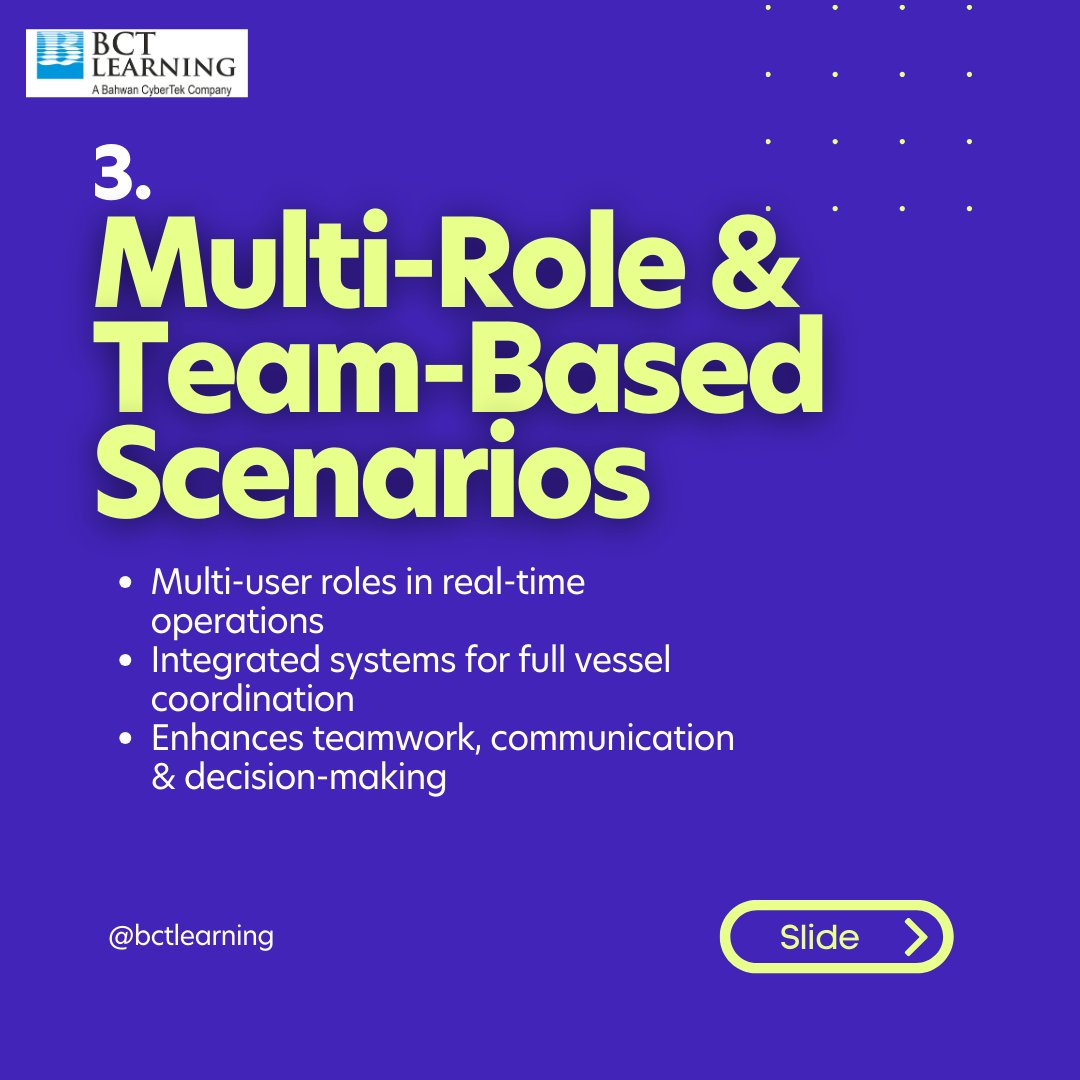 BCTLearning's tweet photo. 🌊 Train like you're at sea—with marine simulators!
🧭 Practice navigation, engine ops &amp; emergencies
⚙️ Hands-on, risk-free learning
👥 Real-time team scenarios

📩 Ready to modernize maritime training? 
#MaritimeTraining #MarineSimulators #VocationalEducation #SeafarerTraining https://t.co/sN9GwE4Ja4