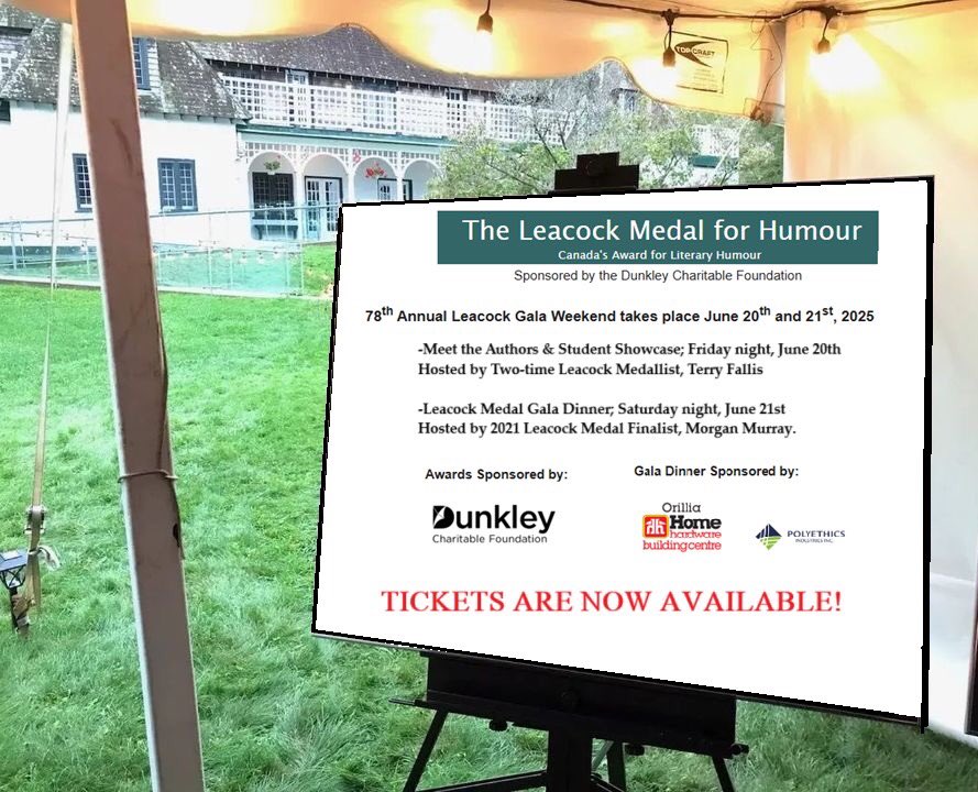 For tickets you can click here: leacock.ca/gala.php

Looking forward to seeing you at the Gala!