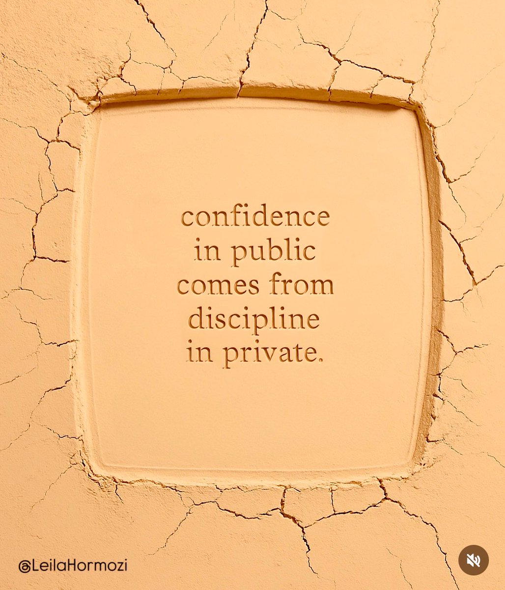 LeilaHormozi's tweet photo. You are rewarded for publicly what you work for privately. https://t.co/KuAxeXo1cK