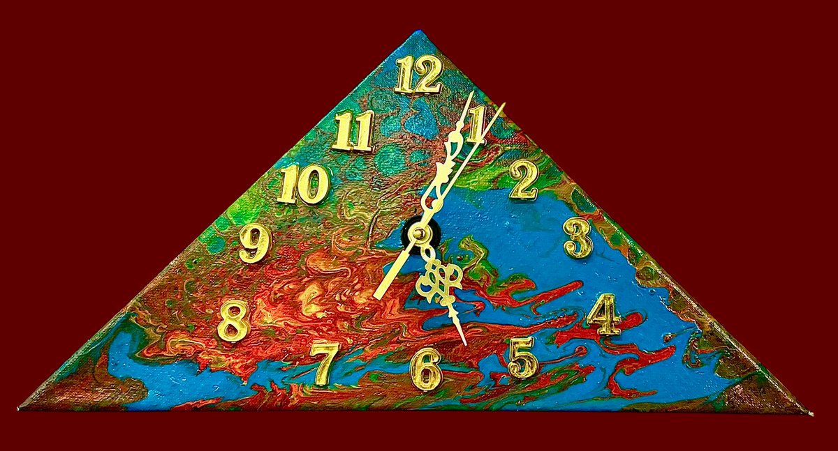 ATELIERHERZ's tweet photo. My new clocks on Fluid Art ☺️ https://t.co/HJInB7Bx6a